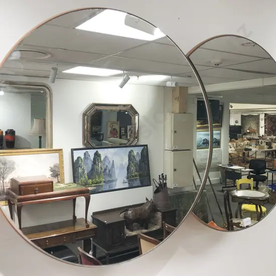 Italian Mirrored Bathroom Cabinet