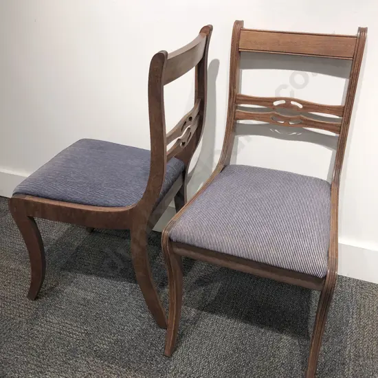 Pair of Mahogany Dining Chairs