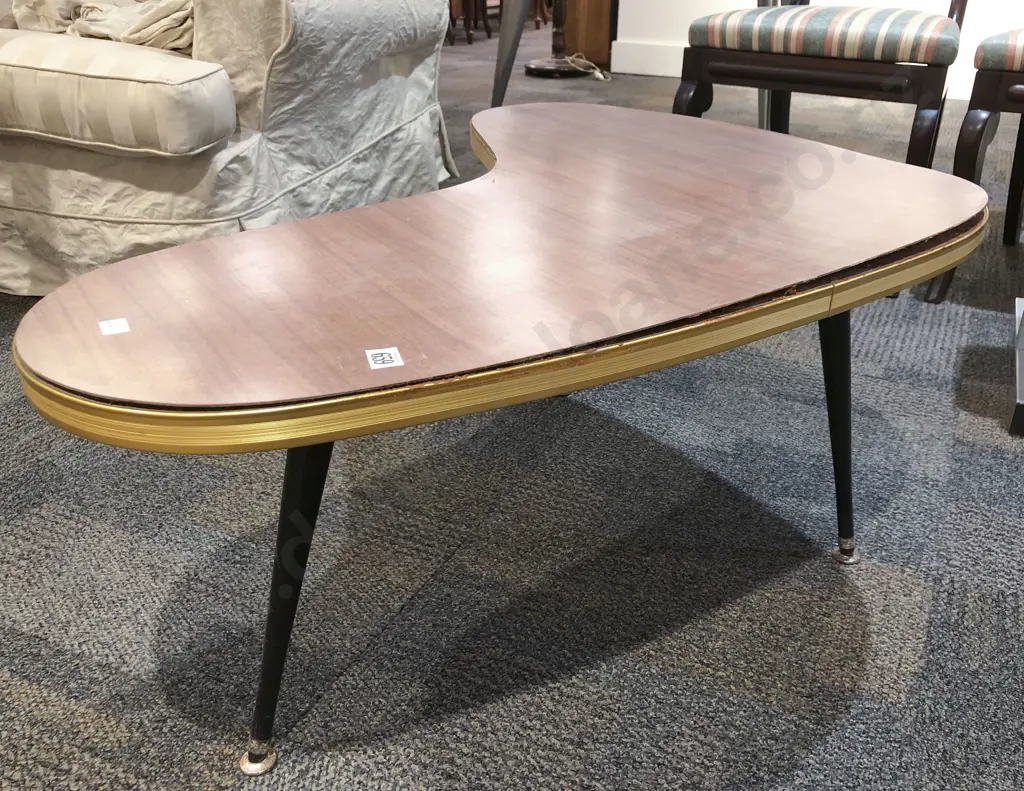Kidney Shaped Coffee Table Image 1++
