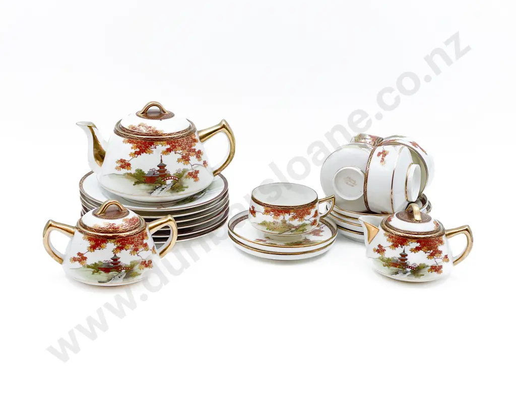 Shinto Hand Painted Part Tea Set Image 1++