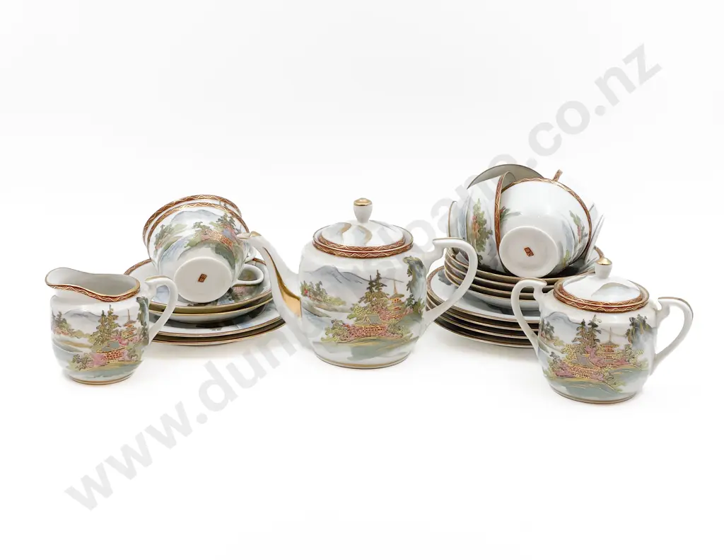 Hand Painted Part Tea Set Image 1++