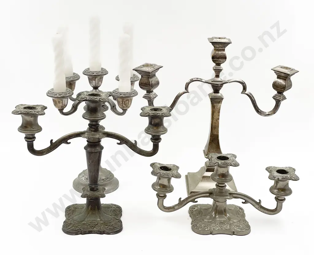 Four Assorted Candelabra Image 1++
