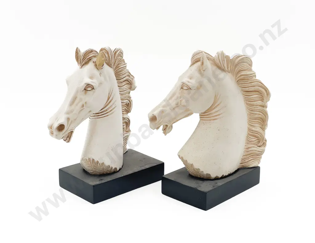 Two Decorative Horse Busts Image 1++