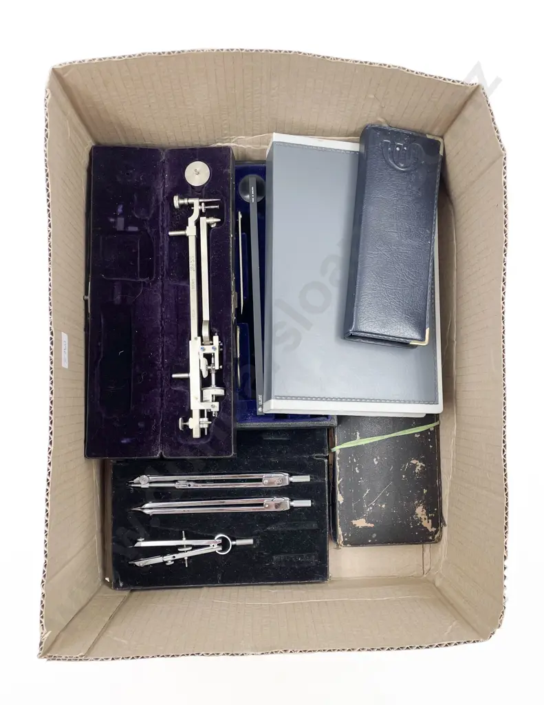 Quantity of Assorted Compasses and Measuring Implements etc Image 1++