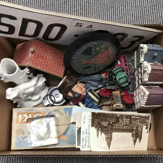 Box of Assorted Including Toys and Ornaments etc