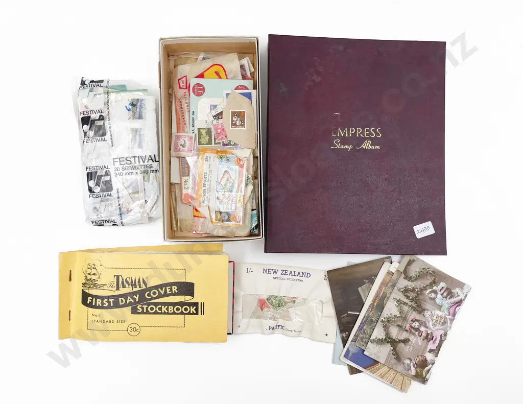 Quantity of Assorted Envelopes and Stamps etc Image 1++