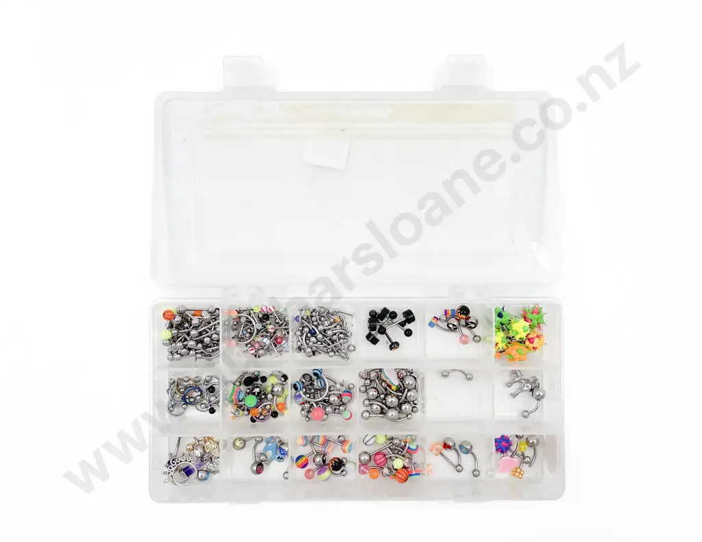 Quantity of Assorted Piercing Studs Image 1++