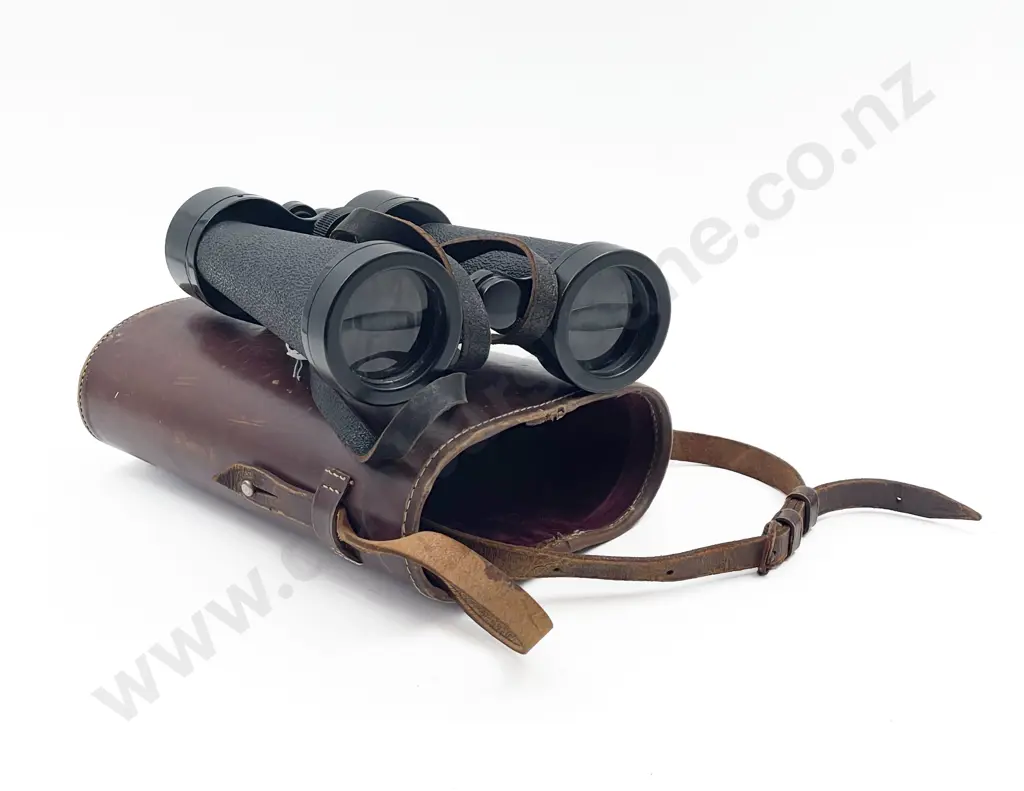 Large Pair Of Barr & Stroud  C. F. 31 X7 Binoculars & Leather Case Image 1++