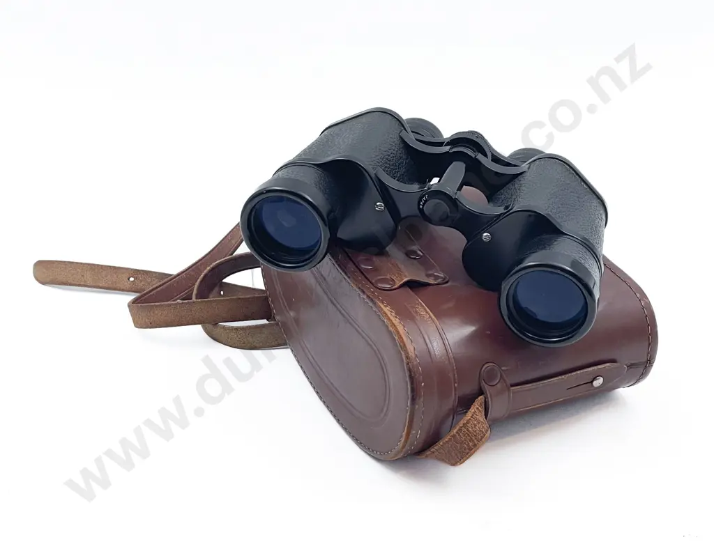 Pair Of Nippon Kogaku Tokyo Mikron 8 x 35 Binoculars & Leather Case Image 1++