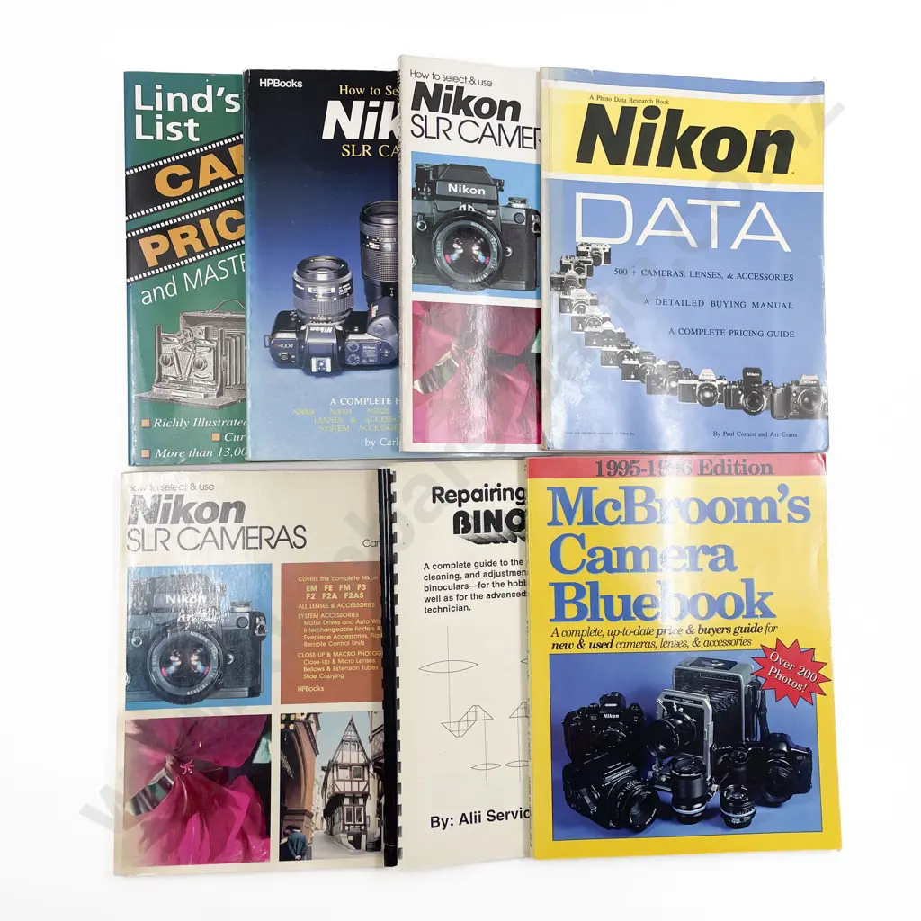 7 Softcover Volumes On Cameras & Binoculars Image 1++