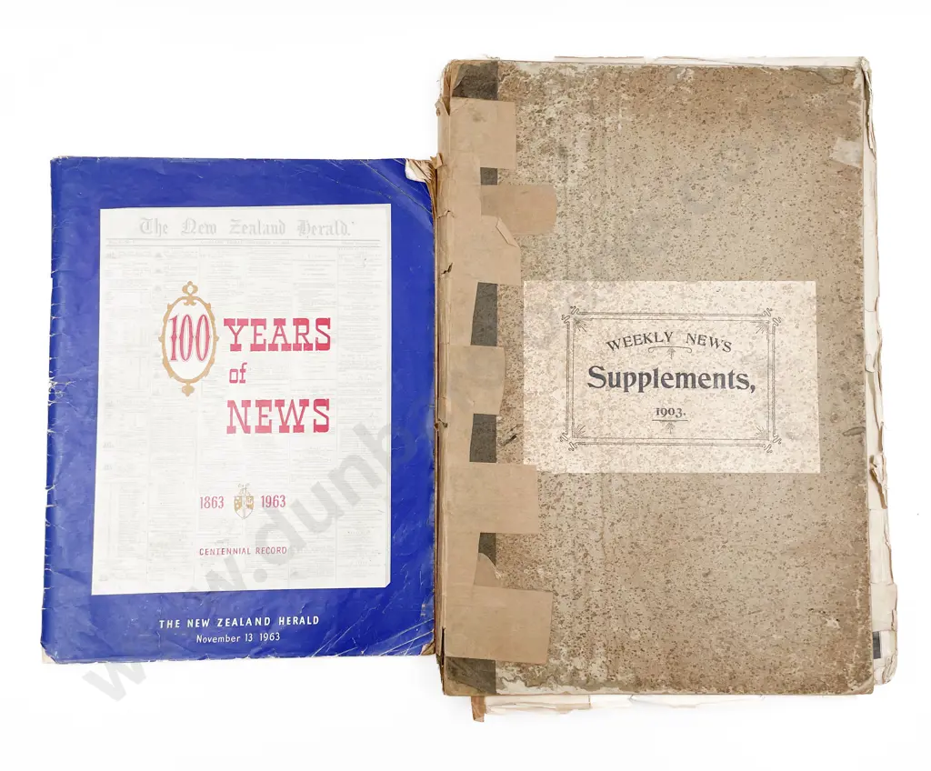 1903 Auckland Weekly News Supplements 1963 Ed Herald and 1937 Life Saving Programme Image 1++