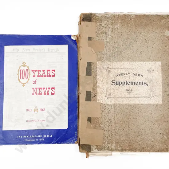 1903 Auckland Weekly News Supplements 1963 Ed Herald and 1937 Life Saving Programme