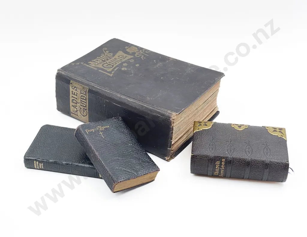 1895 Ladies Guide and Three Pocket Prayer Books Image 1++