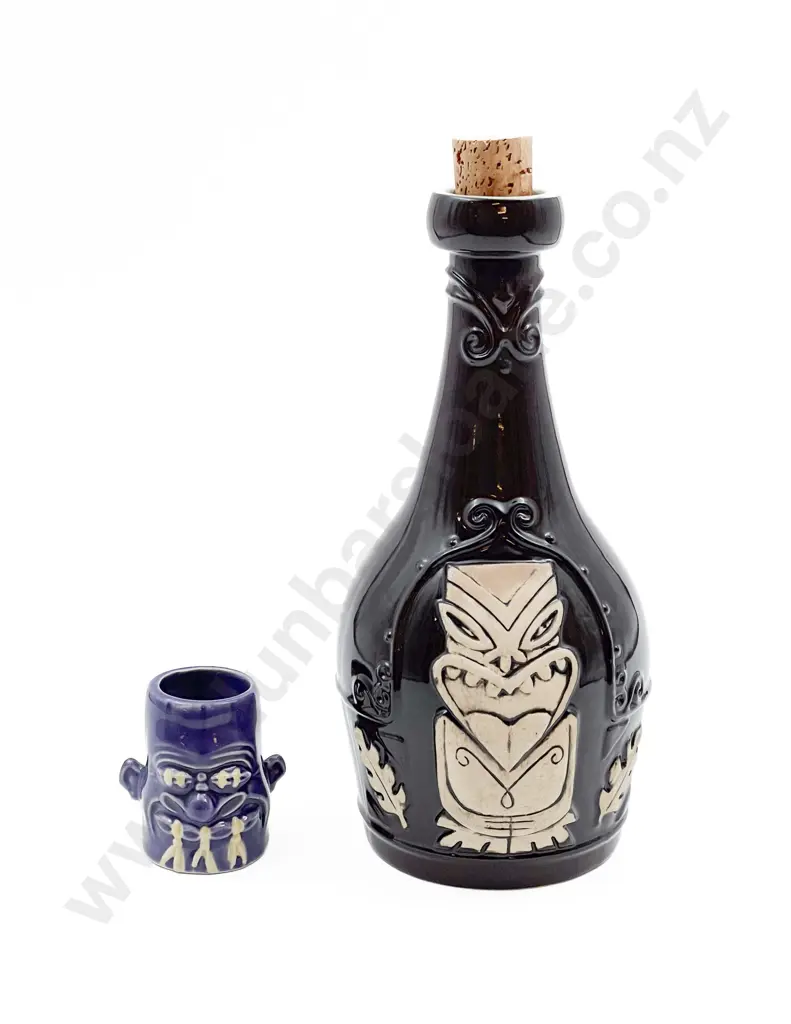 Tiki Farm Decanter and Shot Glass Image 1++