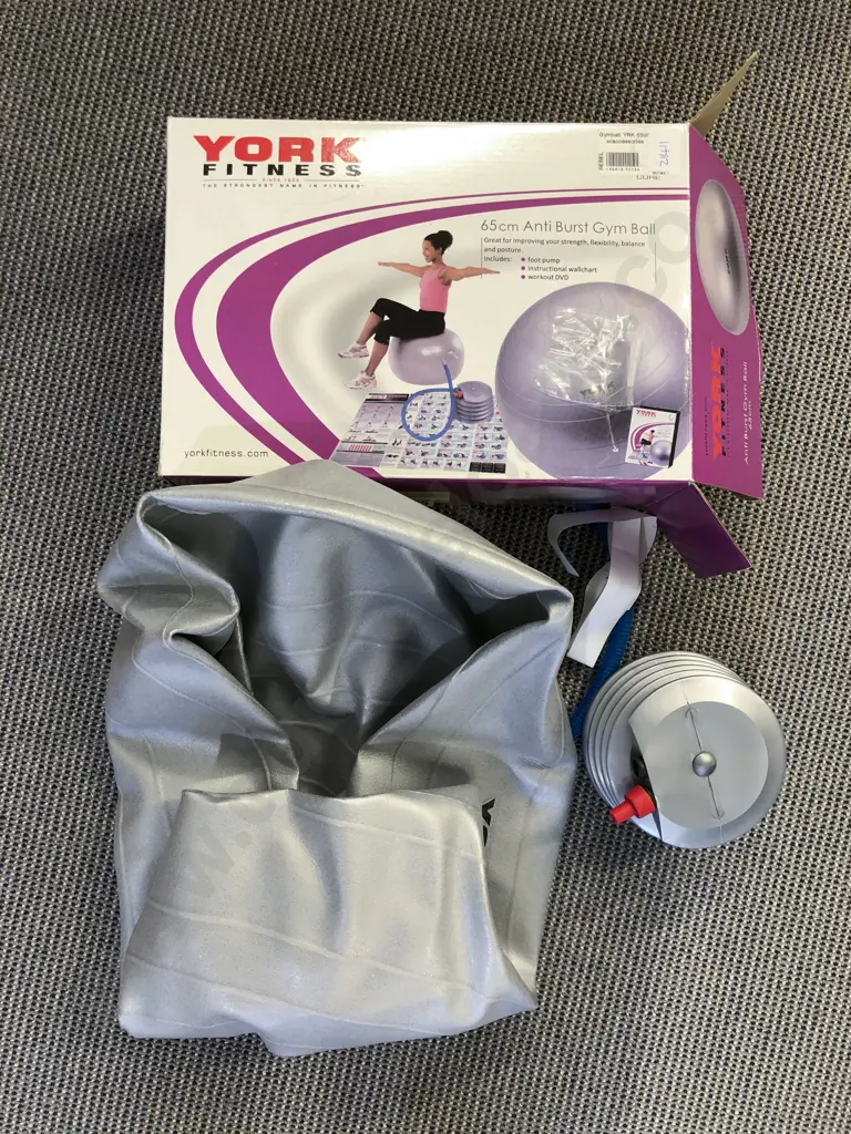 Boxed York Fitness Gym Ball Image 1++