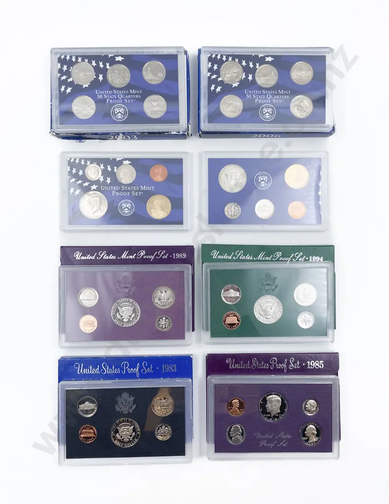 US Mint Proof Sets 1983 1985 1989 1994 2003 2006 Image 1++