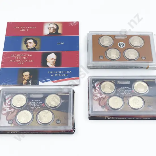US Mint Presidential $1 Coin Proof Sets 2010 x2