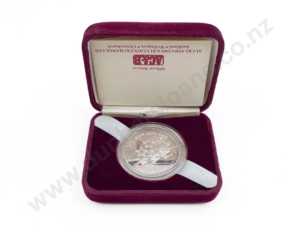 NZ Silver Proof 1984 $5 1oz US Fine Silver $1 NZ 1967 Sets x2 $1x2 and three tokens Image 1++