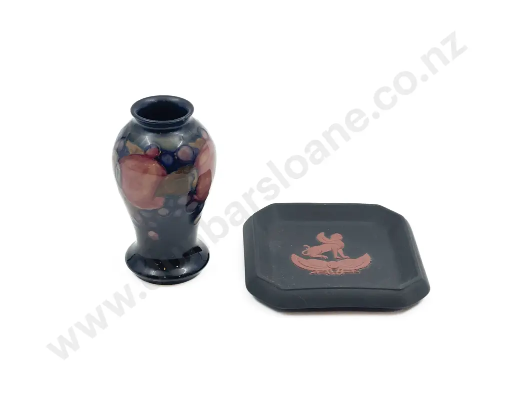 Small Wedgwood Dish with Small Moorcroft Vase Image 1++