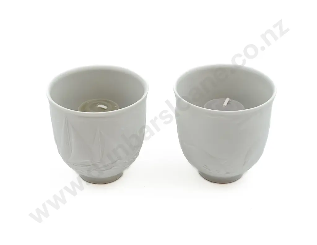 Two Lladro Candle Holders Image 1++