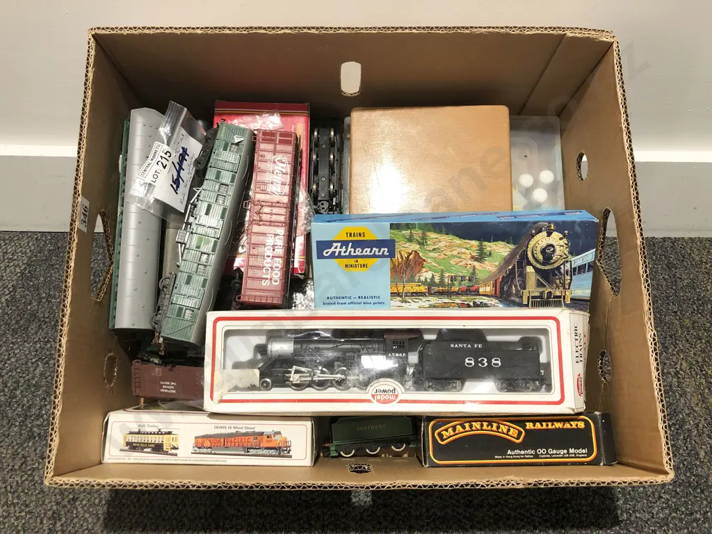 Quantity of Assorted Loose and Boxed Train Models Image 1++