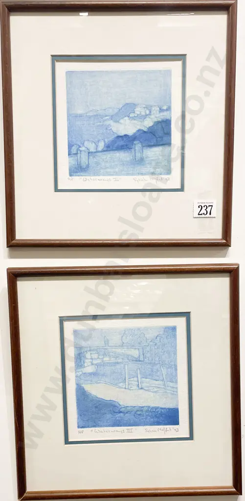 Sylvia Moffat - Pair Etchings Image 1++