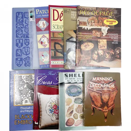 Nine Mostly Craft Related Reference Volumes