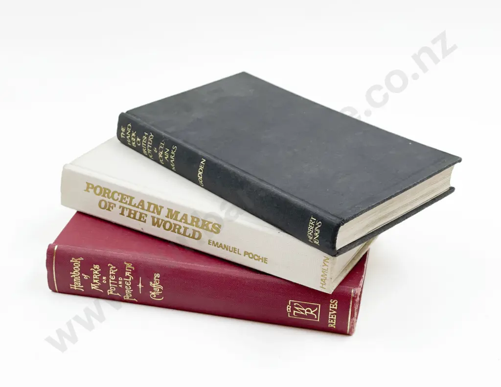 Three Porcelain and Pottery Reference Volumes Image 1++