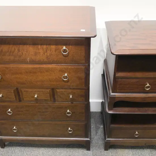 Stag Minstrel Retro Mahogany Three Piece Bedroom Suite