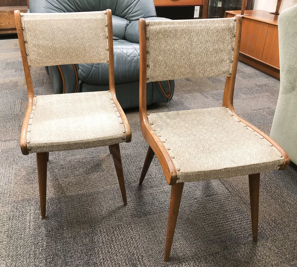 Pair of Mid-Century Dining Chairs Image 1++