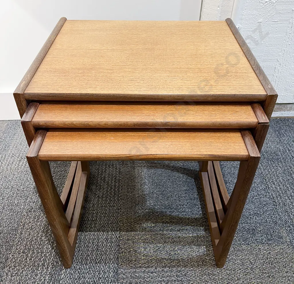 G Plan Mid-Century Teak Nest of Three Tables Image 1++