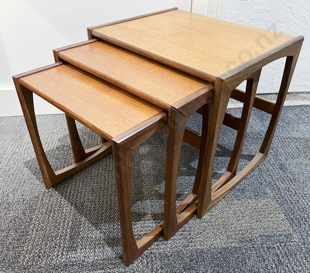 G Plan Mid-Century Teak Nest of Three Tables Image 1++