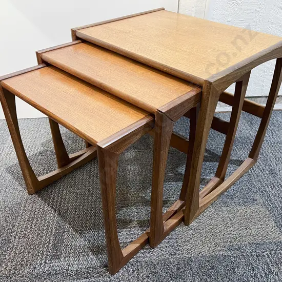 G Plan Mid-Century Teak Nest of Three Tables