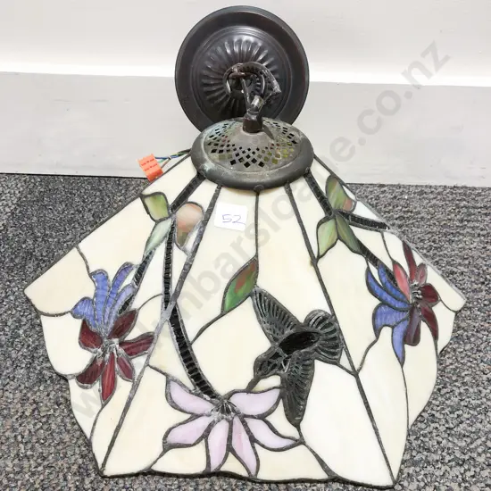 Hanging Pendant Light with Tiffany Style Shade