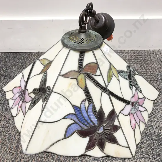 Hanging Pendant Light with Tiffany Style Shade