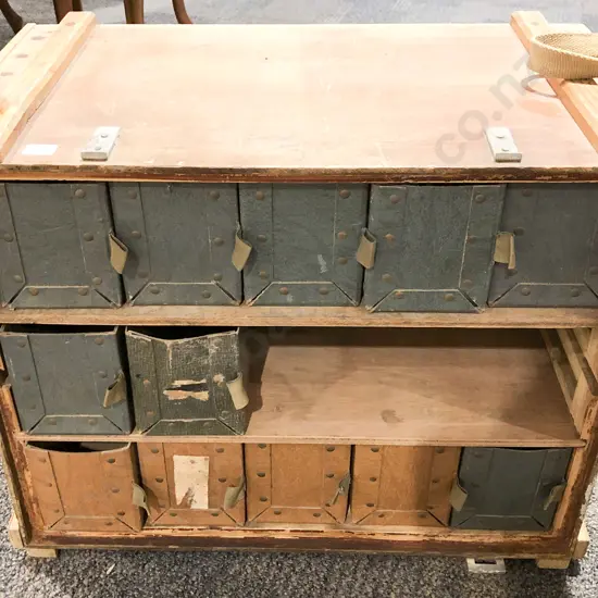 Vintage Multi Drawer Carry Crate