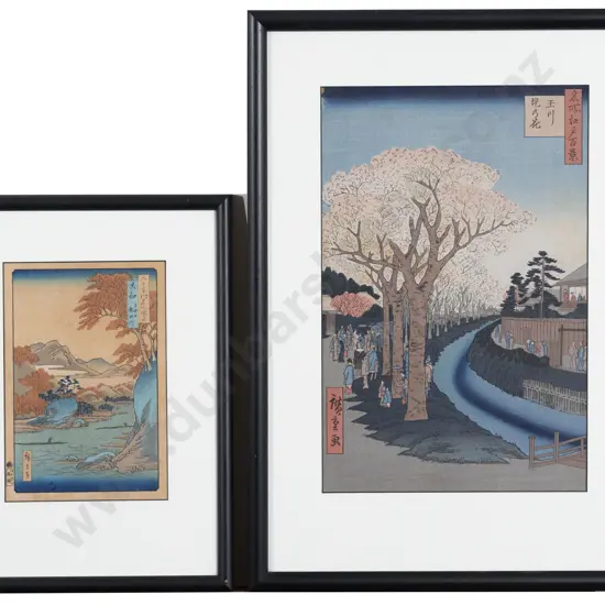 Two Japanese Woodblock Prints