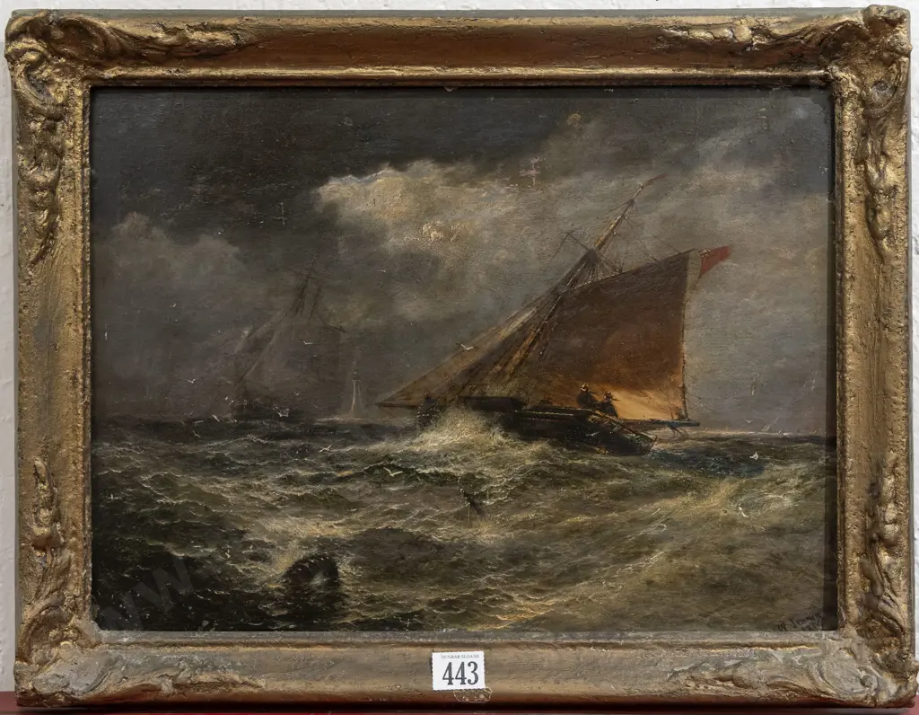 Isaac Walter Jenner - A Cutter off Plymouth Image 1++