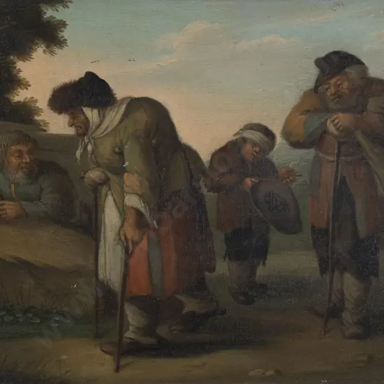 School of Pieter de Bloot - Mendicants