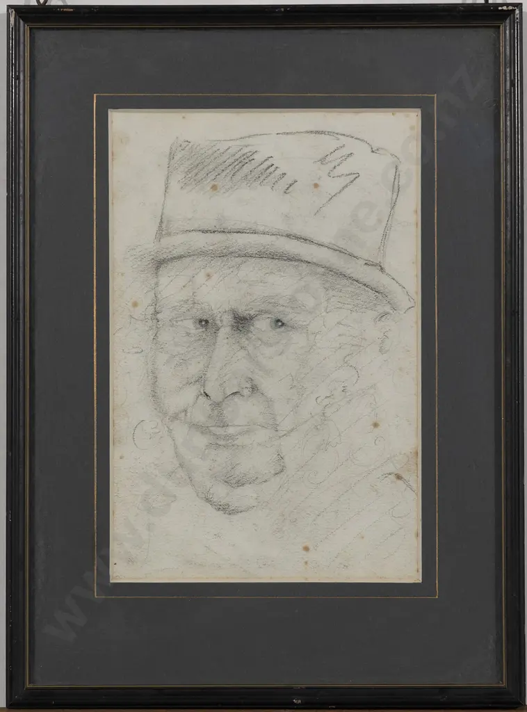 In the Style of Petrus Van Der Velden - Two Pencil Sketches Image 1++