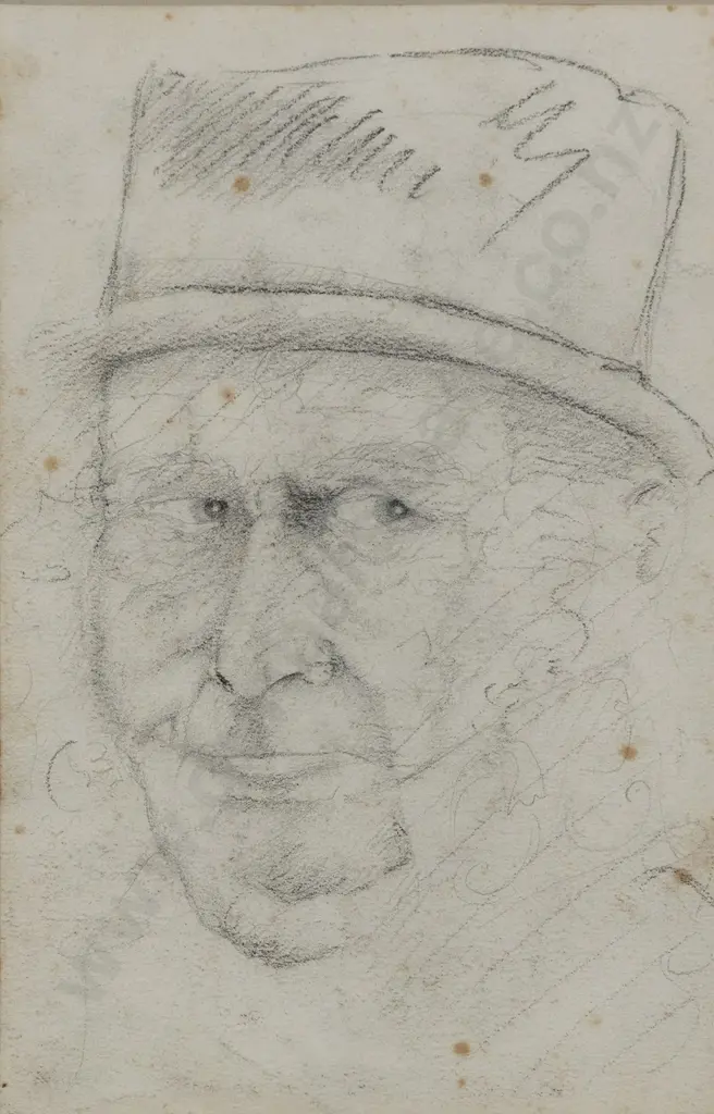 In the Style of Petrus Van Der Velden - Two Pencil Sketches Image 1++