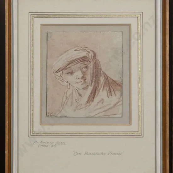 Jean Le Prince (1734 - 1781) - Een Russische Vrouw (The Russian Widow)