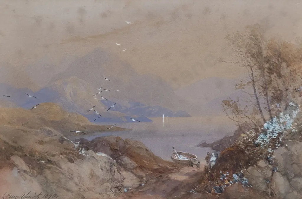Unknown Artist - C19th Scottish Loch Image 1++