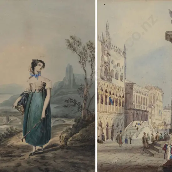 Pair of Watercolours