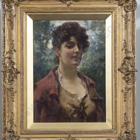 W A Breakspeare - Portrait of a Young Woman