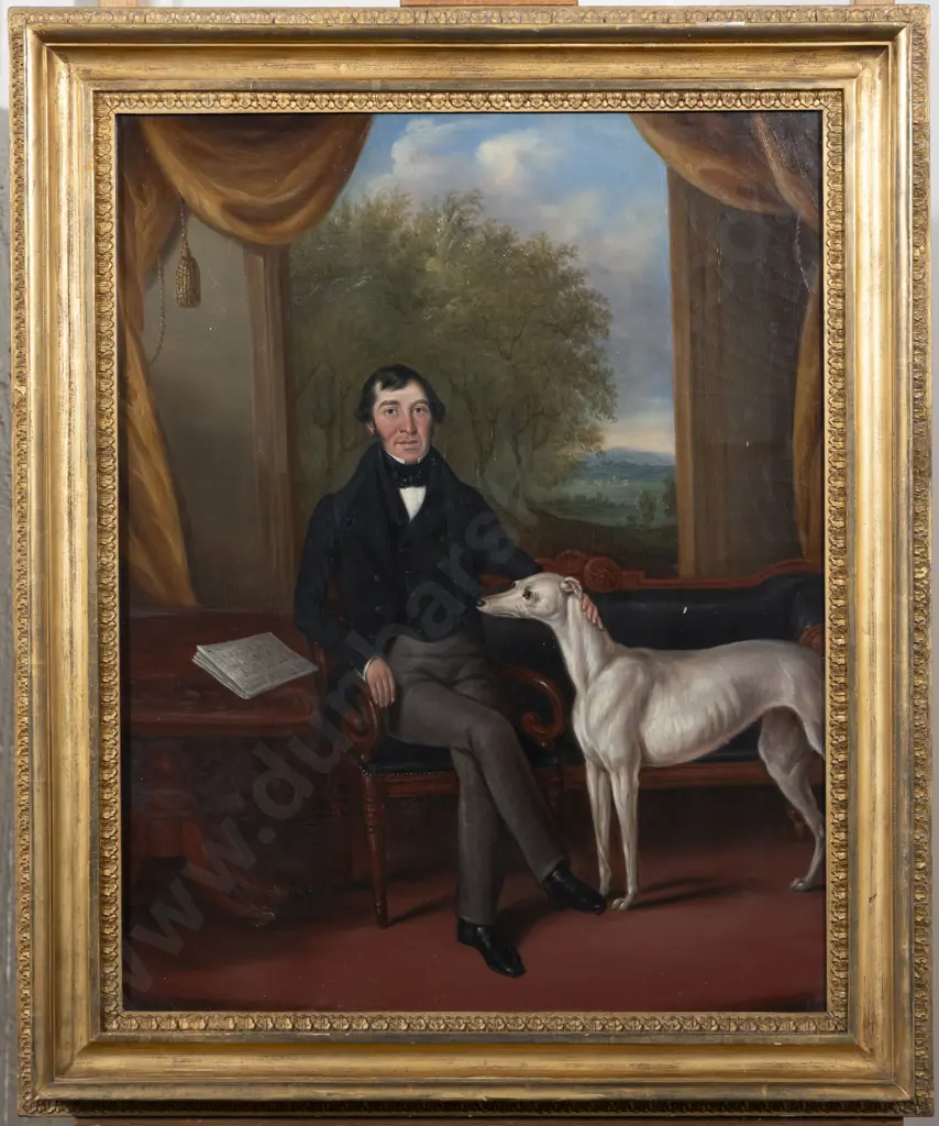 Pair Early C19th Portraits - John Dodd & Mary Leigh Image 1++