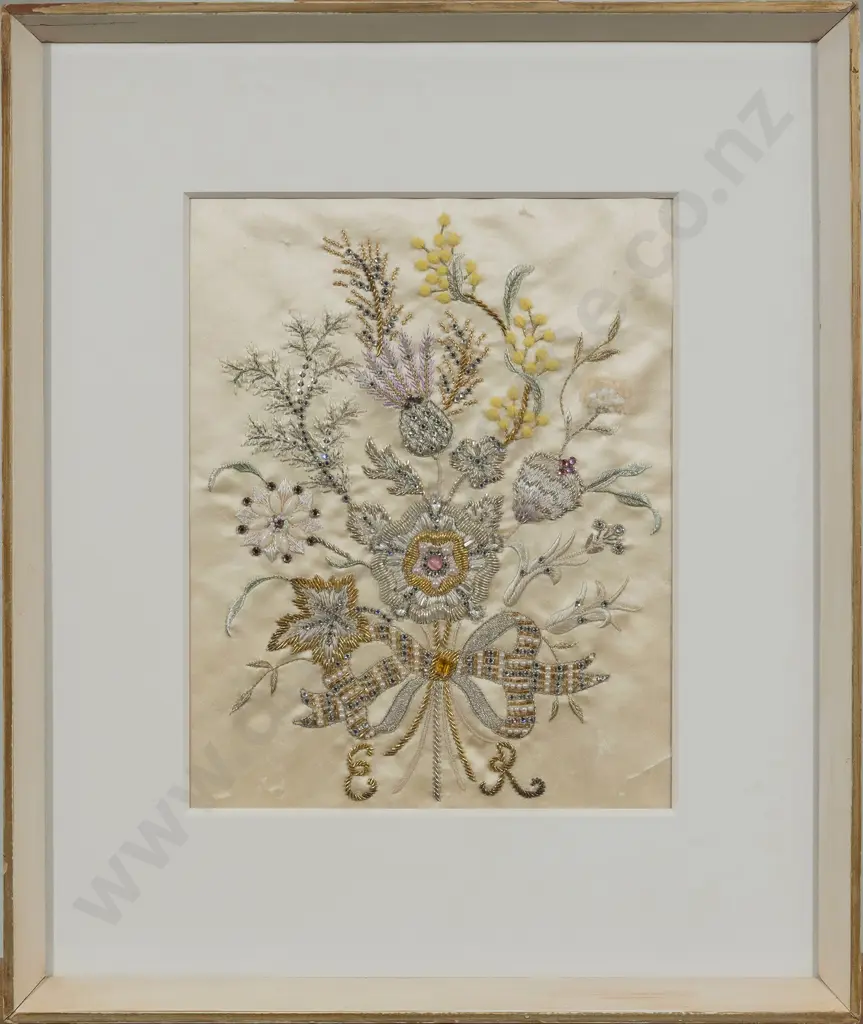 Norman Hartnell's Sample for the Coronation Dress for Queen Elizabeth II Image 1++