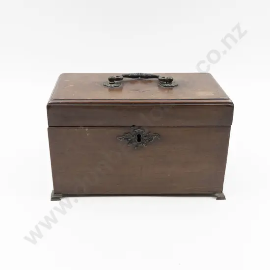 Geo III Mahogany Tea Caddy