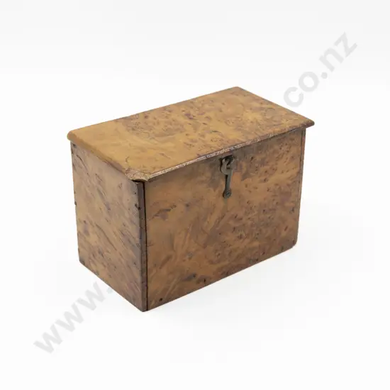 Late C19th NZ Colonial Burr Totara Box
