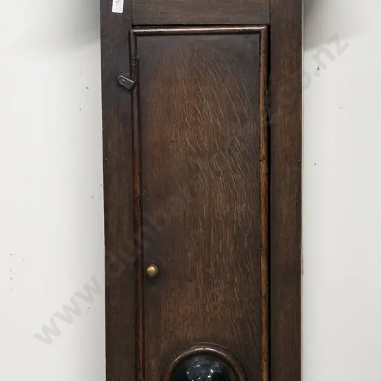 C18th English Longcase Country Clock By James Leigh